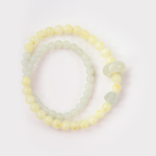 米马原创设计 天然俄料安神皇家白花蜡手串  像妈妈做的桂花糕 商品图8