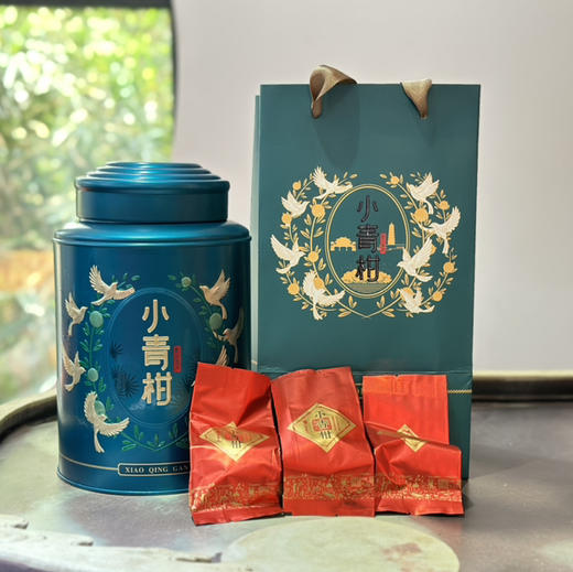 柑普茶｜小青柑（2019年天马古树柑+2015年宫廷熟普）阳光生晒，低温烘干，核心地理，果香馥郁，清香甜醇，汤色橙红明亮，越陈越香，自饮馈赠佳品，刚刚好的上品小青柑 净重：250g*1罐 商品图0