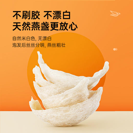 【印尼进口燕窝】精品礼盒白燕特级盏 天然燕盏高洁净度干挑工艺 商品图5