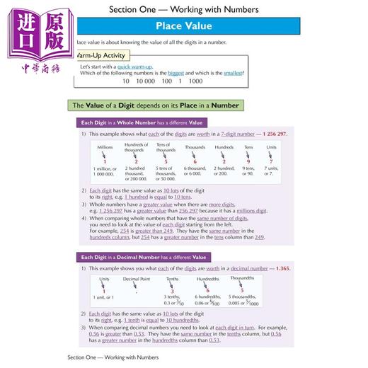 预售 【中商原版】英国CGP 11+ CEM Maths Study Book (with Parents’ Guide & Online Edition) 商品图3