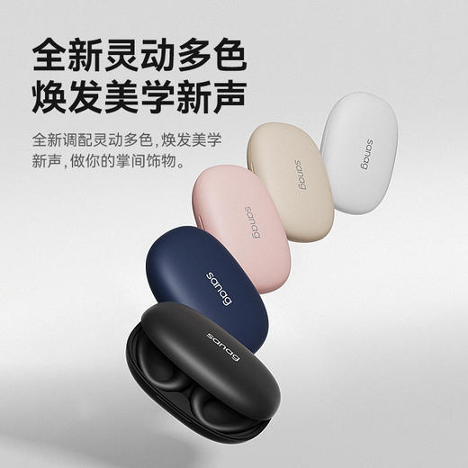 Sanag塞那  Z63sPro蓝牙耳机  无线气传导   运动开放不入挂耳式跑步 商品图6