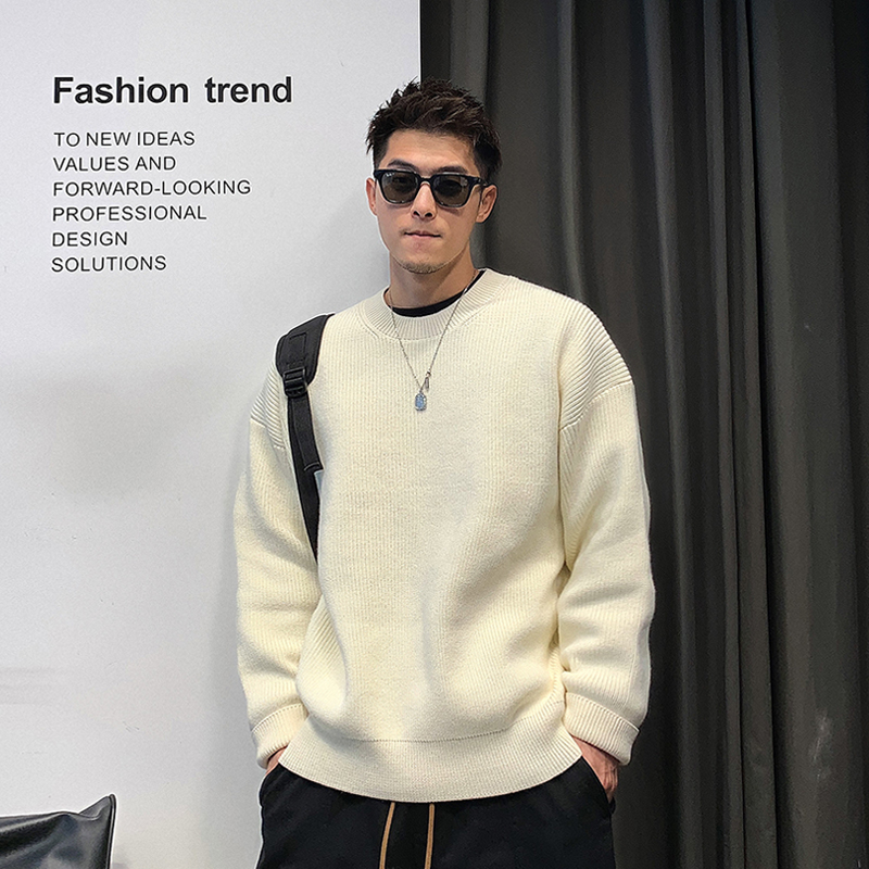 徐太浪软软糯糯毛衣男高级感慵懒风日系针织衫秋冬内搭打底毛线衣