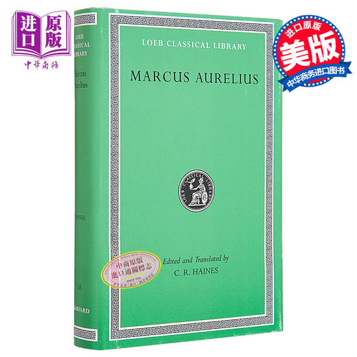 【中商原版】马可 奥勒留 沉思录 洛布古典丛书 希英对照版 Marcus Aurelius 英文原版 Charles R Haines 罗马 斯多葛主义 商品图0