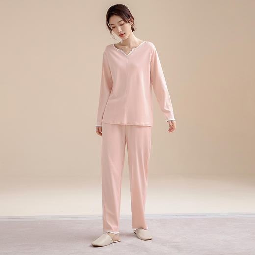 康妮雅女式长袖长裤套头套装 商品图0