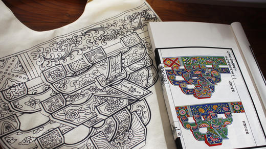 中华观物 营造法式DIY填色帆布包 商品图2