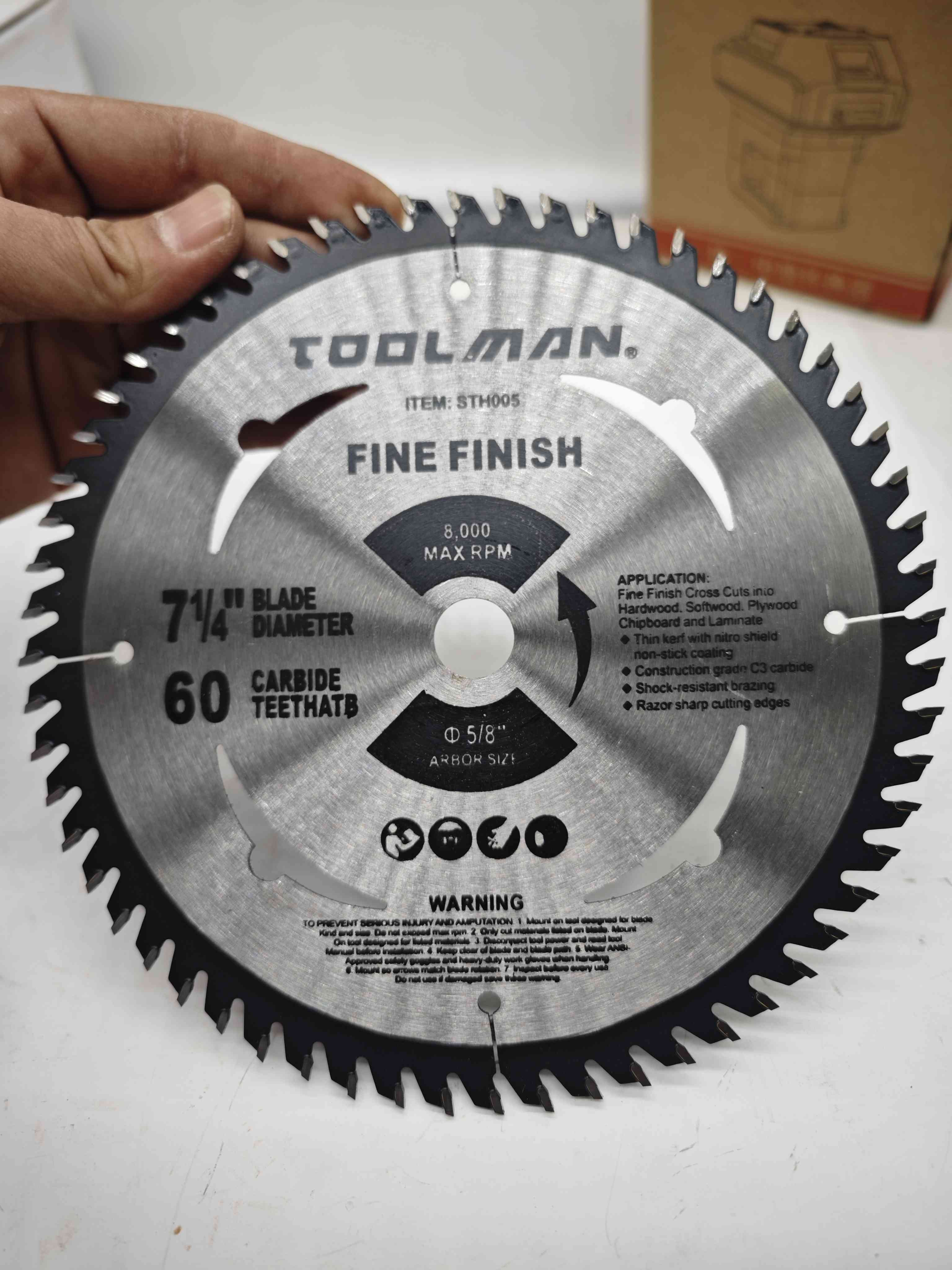 【货号05621】锋利型精品7*60齿木工锯片电圆锯锯片185尺寸木工切割片