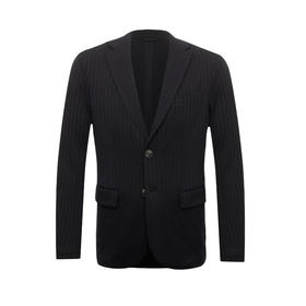 EMPORIO ARMANI 阿玛尼 男士棉质西服外套 黑色 6R1GQ3 1JGYZ 0099