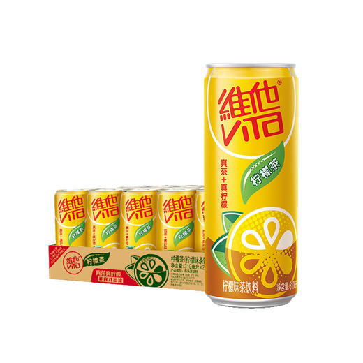 维他 柠檬茶 罐装 聚餐 饮品 茶饮料 送礼 礼盒 310ml*24罐 家庭 囤货 聚餐 包邮 商品图3