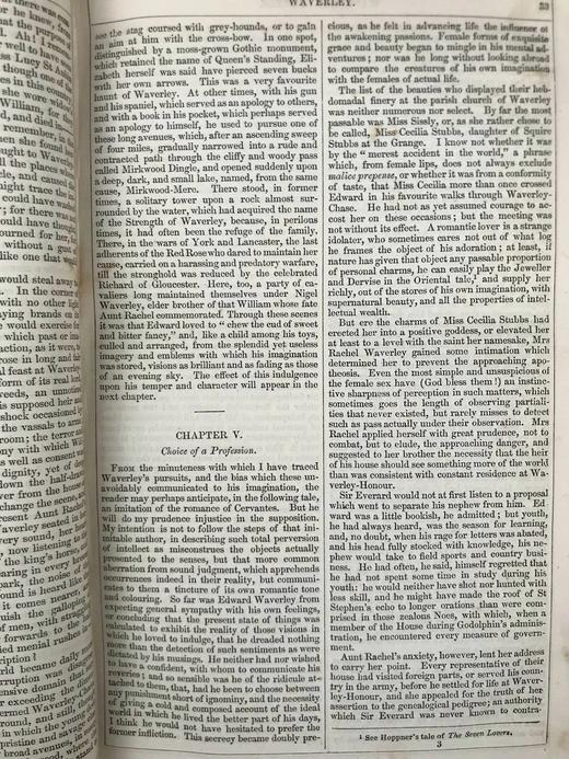 1867年 司各特《威弗利小说集》（卷1） 真皮精装18开 商品图5