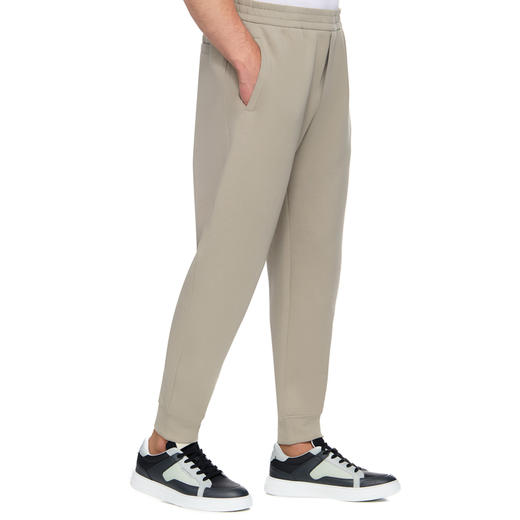 EMPORIO ARMANI 阿玛尼 男士棉质刺绣徽标休闲运动裤 灰色 8N1PT0 1JHSZ 0643 商品图1