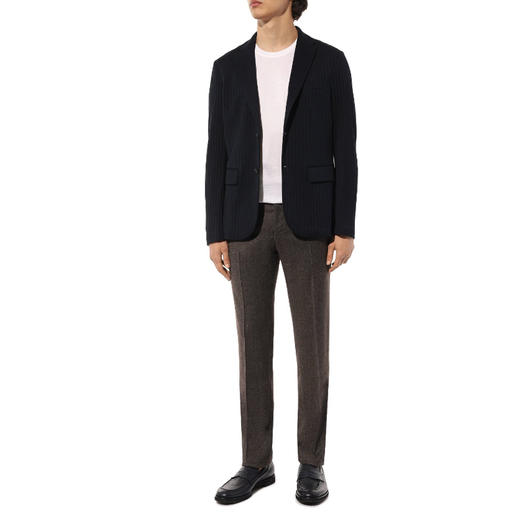 EMPORIO ARMANI 阿玛尼 男士棉质西服外套 黑色 6R1GQ3 1JGYZ 0099 商品图3