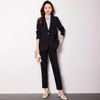 【上衣+裤子】罗蒙女士套装商务通勤职业百搭气质面试两件套女 商品缩略图5