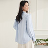 【知性优雅】罗蒙四季款女士长袖衬衫系带领结简约日常百搭清新衬衫女 商品缩略图9