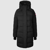 CANADA GOOSE 加拿大鹅 女士 Alliston 绗缝连帽羽绒服 黑色 5077W 61 商品缩略图0