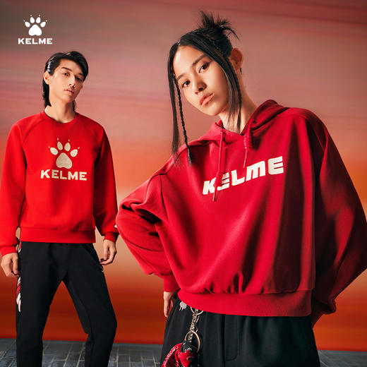 卡尔美春季新款有球必应系列圆领卫衣 商品图2