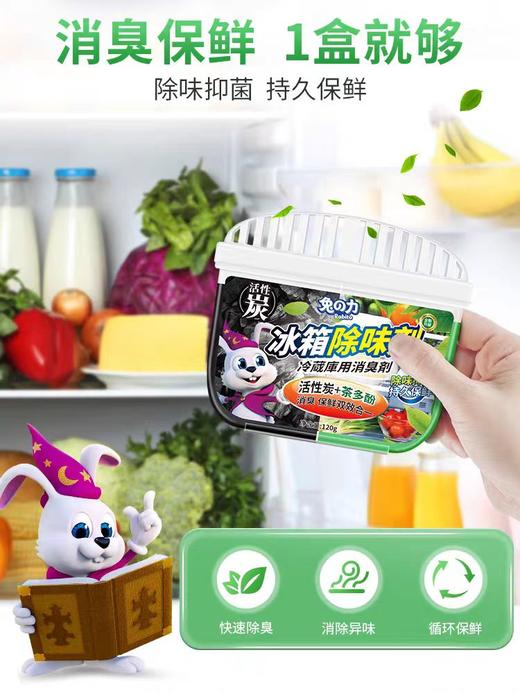 冰箱除味器兔力去异味神器清洁 商品图2