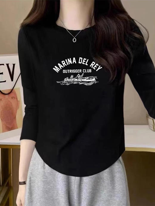 裁缝学苑AS172正肩短款修身打底衫纸样女装长袖t恤上衣打板版型 商品图5