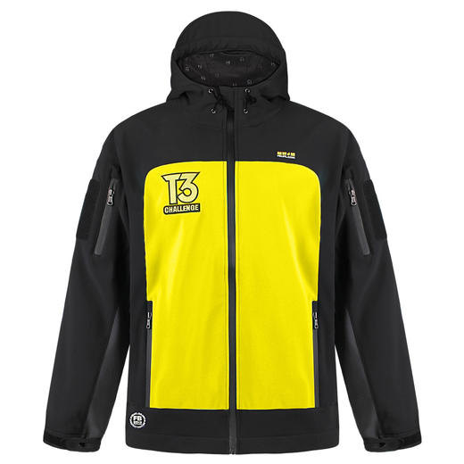 越野e族秋冬户外三合一冲锋衣拼色软壳防水防风加绒保暖外套男女 商品图4