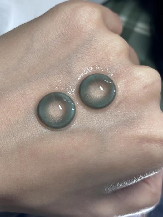 KAYLENS 绿珠泡泡 半年抛 两片 14.2mm 参考着色13.6mm 基弧8.6 含水38% 新锐国货 商品图4