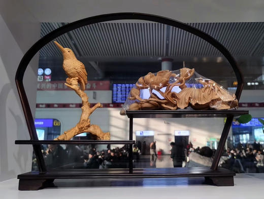 弧形双层博古架 商品图0