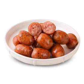 潮汕纯手工高定版 手工黑椒味波波肠500g | 烤肠系列