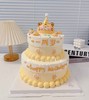 黄橙色立体小老虎蛋糕--低糖处理无添加 商品缩略图5