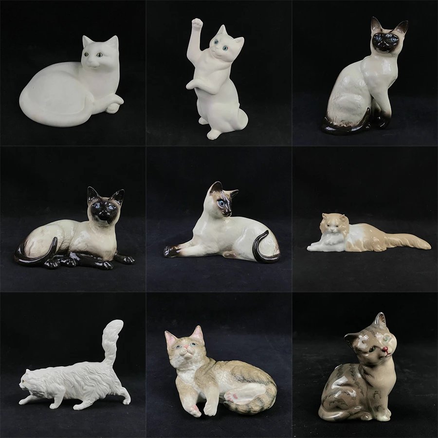 英国中古陶瓷猫咪瓷偶 9款可选