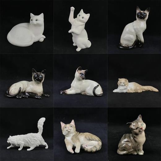 英国中古陶瓷猫咪瓷偶 9款可选 商品图0