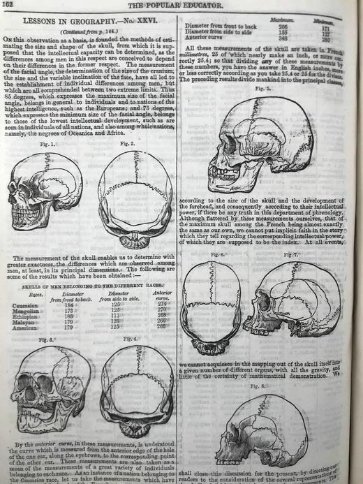 1857年 通俗教育者 数百幅版画插图 真皮精装16开 商品图12