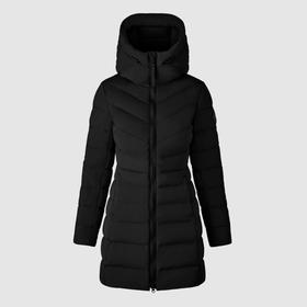 CANADA GOOSE 加拿大鹅 女士 Clair 黑标绗缝连帽羽绒服 黑色 2331WB 61