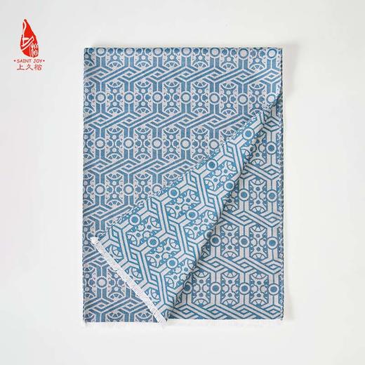 SAINTJOY/上久楷 丝毛围巾  丝毛长巾  窗花纹  CJS22037 商品图1