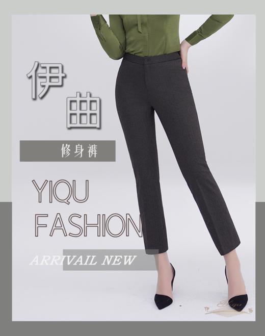 【特惠】YIQU|“修身”裤（深咖啡） 商品图2