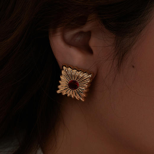 Manreya玛芮雅“海港晴空”复古耳钉复古中古vintage新年礼物 商品图4