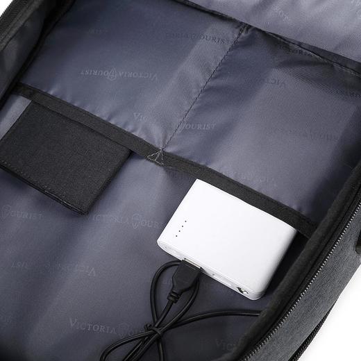 维多利亚旅行者多功能商务休闲防盗双肩包笔记本电脑包背包901 商品图3