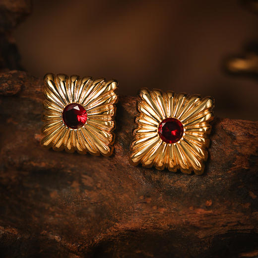 Manreya玛芮雅“海港晴空”复古耳钉复古中古vintage新年礼物 商品图1