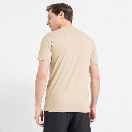 EMPORIO ARMANI EA7 阿玛尼 男士字母徽标印花圆领短袖T恤 卡其色 3RPT30 PJEMZ 1722 商品图2