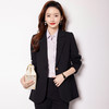 【上衣+裤子】罗蒙女士套装商务通勤职业百搭气质面试两件套女 商品缩略图4
