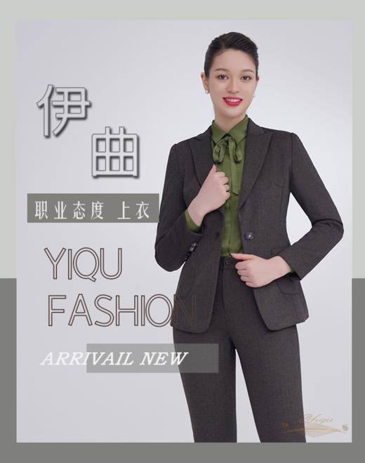 【特惠】YIQU|“职业态度”西装上衣（深咖啡） 商品图3