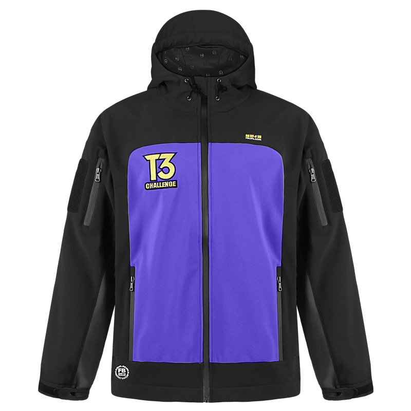 越野e族秋冬户外三合一冲锋衣拼色软壳防水防风加绒保暖外套男女