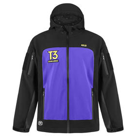 越野e族秋冬户外三合一冲锋衣拼色软壳防水防风加绒保暖外套男女