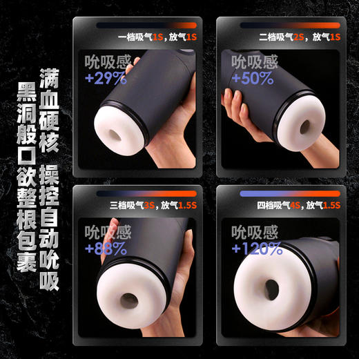 星炫性能·自动操控·解放双手【一键爆发】智能加温飞机杯 商品图2