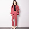 【上衣+裤子】罗蒙女士套装商务通勤职业百搭气质面试两件套女 商品缩略图6
