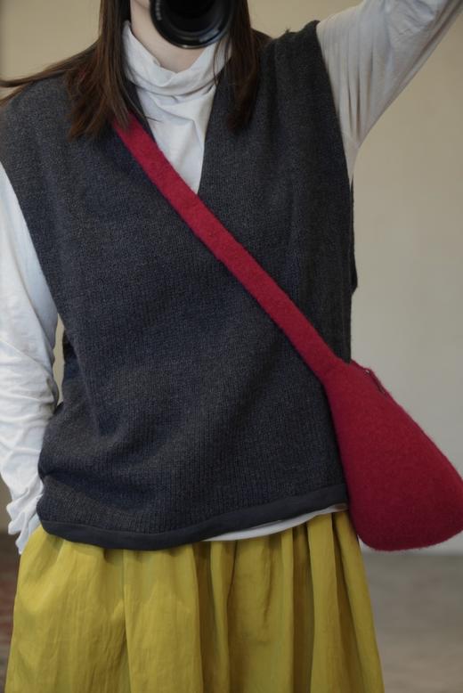 elsa esturgie 有机棉V领背心 商品图0