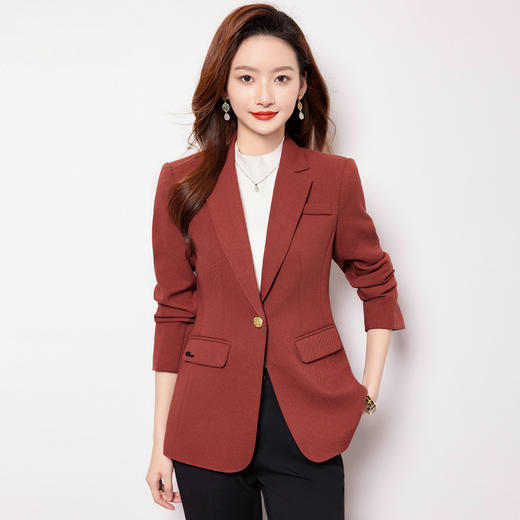 【商务职业】罗蒙女士西服精致有型干练利落百搭小西服外套女 商品图2