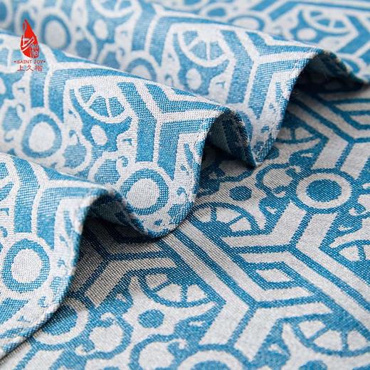 SAINTJOY/上久楷 丝毛围巾  丝毛长巾  窗花纹  CJS22037 商品图3