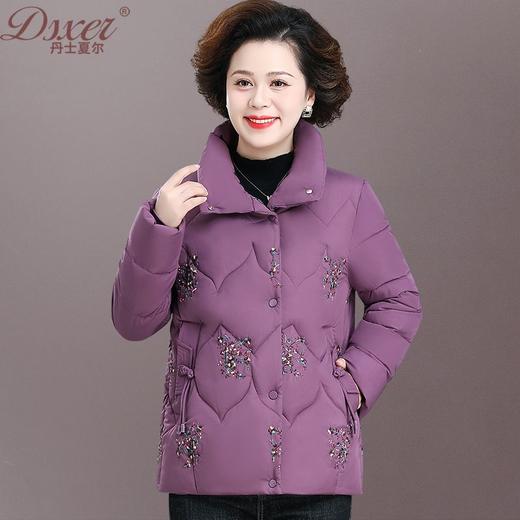 TZW-中老年棉衣老太太妈妈冬装2023新款减龄加厚绣花棉服棉袄奶奶外套 商品图6