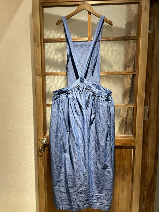 Vetements de travail水洗蓝背带裙 商品图2