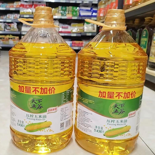 【76.9元/桶】天下五谷非转基因压榨玉米油5.436L（0103157） 商品图0