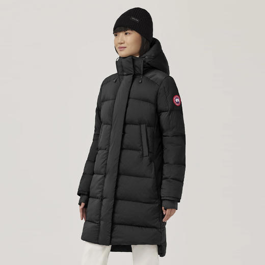 CANADA GOOSE 加拿大鹅 女士 Alliston 绗缝连帽羽绒服 黑色 5077W 61 商品图1
