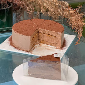 浓醇巧克力千层蛋糕 / 切片或整块可选